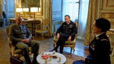 Visite de l’attaché de défense auprès de l’ambassade d’Italie