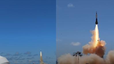 2e tir du missile Aster B1 nouvelle technologie à DGA Essais de missiles