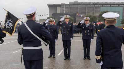 Cérémonie commémorative du 55e anniversaire du lancement  du SNLE Le Redoutable à Cherbourg