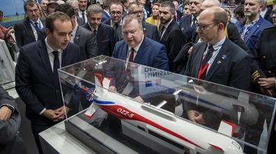 Visite du ministre des Armées à Euronaval