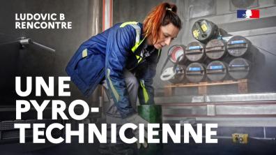 Visuel "Métier pyrotechnicienne"