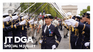 La DGA au défilé militaire du 14 juillet 2023