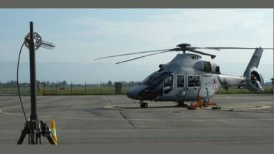 Un H160 flotte intérimaire soumis au brouillage des signaux GPS et GALILEO.