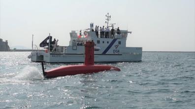 Démonstration en mer du drone naval Drix