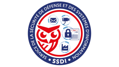 Logo du service de la sécurité de défense et des systèmes d'information (SSDI)