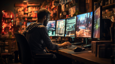 Image générée par une intelligence artificielle