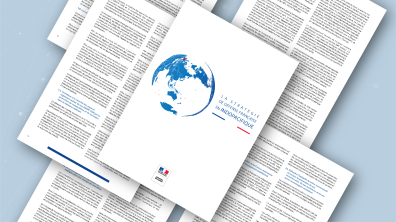 Visuel de la plaquette "La stratégie française en Indopacifique"