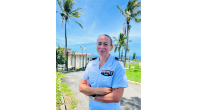 Capitaine Anne-Laure, directrice adjointe de la DIRISI Nouméa