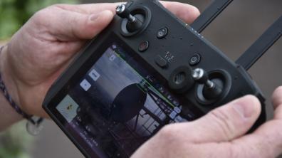 Photo de la télécommande de drone