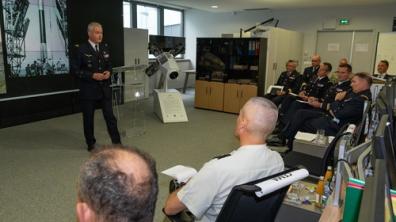 Visite du chef d’état-major des armées au Commandement de l’Espace