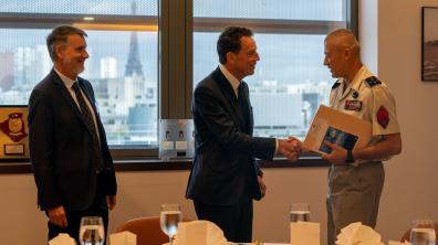 Le CEMA reçoit le président du MEDEF