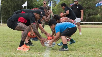Tournée du XV du Pacifique en Nouvelle-Calédonie