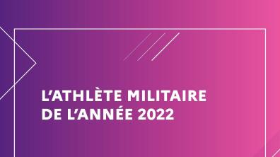 Votez pour l’athlète international miliaire de l’année 2022 !
