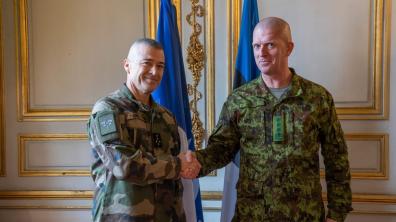 Rencontre officielle entre le CEMA son homologue estonien