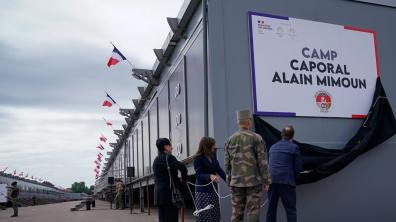 Inauguration du plus grand camp opérationnel français à Paris 