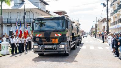 Défilé du 14 juillet à Cayenne