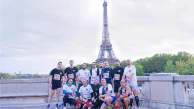 Personnel de la DSEO aux 20km de Paris