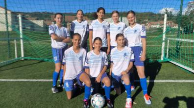 Équipe de foot féminin du lycée