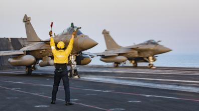 Rafale Marine à bord du porte-avions Charles de Gaulle