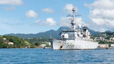 CORYMBE – Départ de la frégate de surveillance Germinal de Fort-de-France en direction de Dakar 