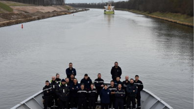 Mer Baltique – La Thétis appareille en direction de la Baltique et franchit le canal de Kiel
