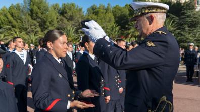 le vice-amiral d’escadre Eric Janicot, directeur du personnel de la Marine