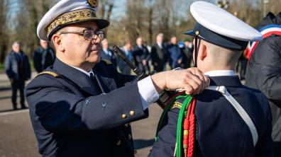 Cérémonie de tradition de l’École des fusiliers marins