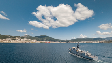 Le Commandant Ducuing à Ajaccio
