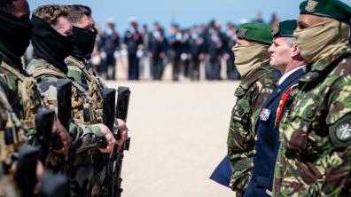 Cérémonie de traditions de l’École des fusiliers marins à OuistrehamCérémonie de traditions de l’Éco
