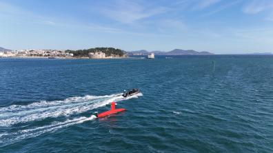 Des marins aux commandes du DriX