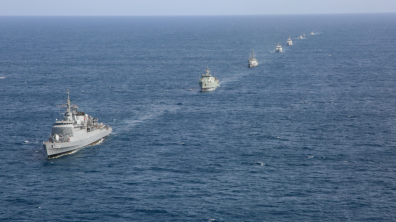 Fin d’exercice Obangame Express et de mandat Corymbe pour le Commandant Ducuing