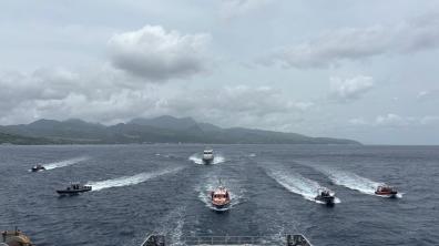 Exercice Samar Pélican : déploiement majeur de moyens aéromaritimes au large de la Martinique  
