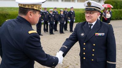Le maître principal Fabrice quitte le bord après 39 ans de service