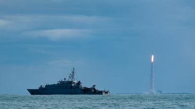 Opération TITAN les marins de Guyane protègent le premier lancement d’Ariane 6