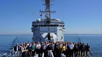Ultime hommage aux frégates F70 et dernière sortie à la mer du Latouche-Tréville