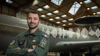 Commandant Arnaud Prost, pilote d’Awacs et astronaute de réserve