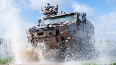 Entraînement sur Griffon de l’équipe légère d’intervention (ELI) du 4e régiment du matériel, 2024.