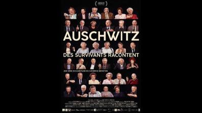 Affiche "Auschwitz, des survivants racontent"