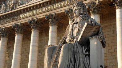 Vue extérieure de l'Assemblée nationale