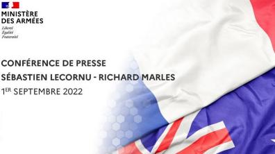 Conférence de presse Sébastien Lecornu - Richard Marles