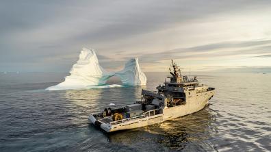 Déploiement d'un bâtiment de la Marine nationale dans le Grand Nord
