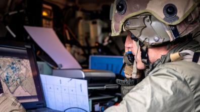 Le système d’information du combat Scorpion sur le terrain.