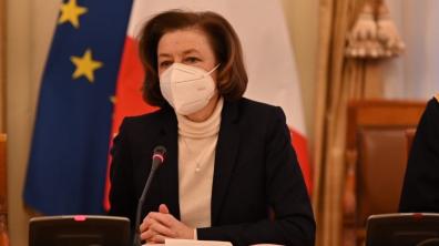 Florence Parly a présidé le 8 mars 2022 la 9e réunion de l'observatoire de la parité 