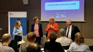 Présentation de la DGA avec Emmanuel Chiva, DGA, et Olivia Penichou, DICOD