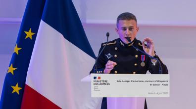 Aspirant Arthur, École Polytechnique, vainqueur de la  6e édition du Prix Clemenceau