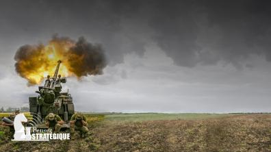 Illustration du podcast "Pensez stratégique" dont le sujet est "Guerre en Ukraine : trois ans déjà" 
