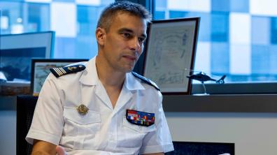 Capitaine de vaisseau Alexandre Marchis, commandant du SIRPA Marine