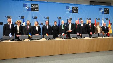 Lancement de la coalition en soutien de la défense aérienne de l’Ukraine, 14/2/2024