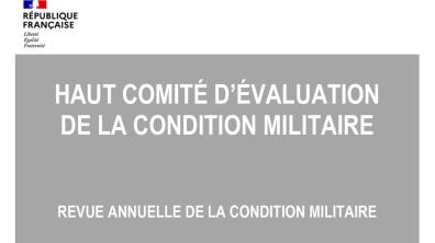 Couverture de la Revue annuelle de la condition militaire, édition 2021 (15e rapport, tome 2)