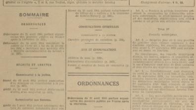 Extrait de l’article 17 de l’ordonnance du 21 avril 1944, Journal Officiel du 22 avril 1944.